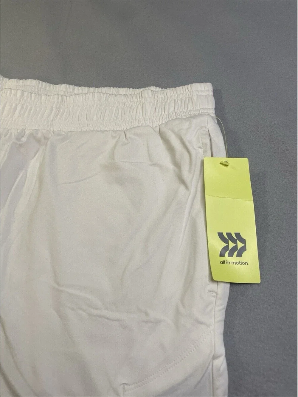 2 Pair!! - All In Motion Women’s Cream Athletic Shorts - Size 2X - 2 Pack!!